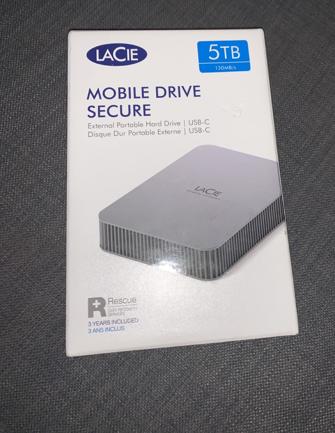 LACIE External Portable Hard Drive 5TB