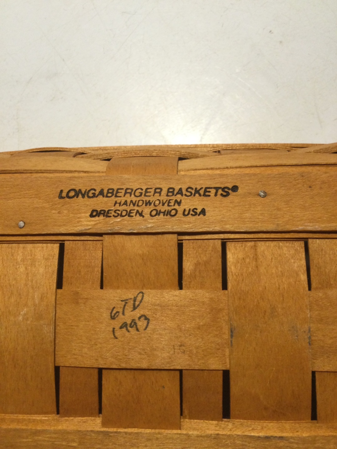 Woven basket - Longaberger - photo 4
