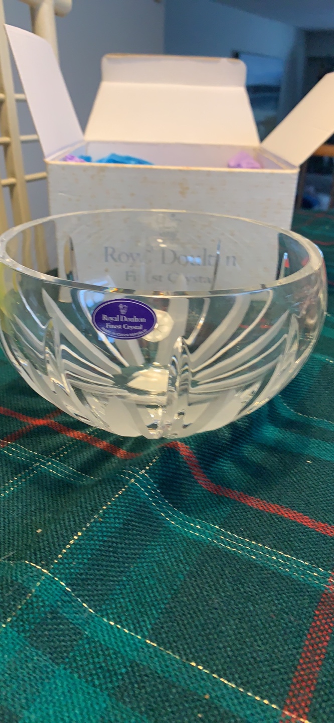 Royal doulton crystal bowl - photo 3