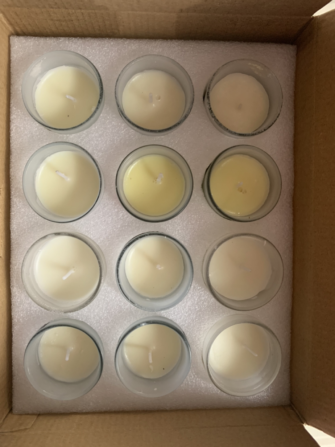 12 SET SCENTED CANDLES