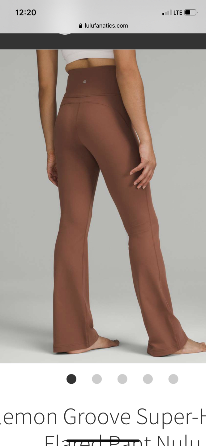 Lululemon groove ancient copper size 6 thumbnail