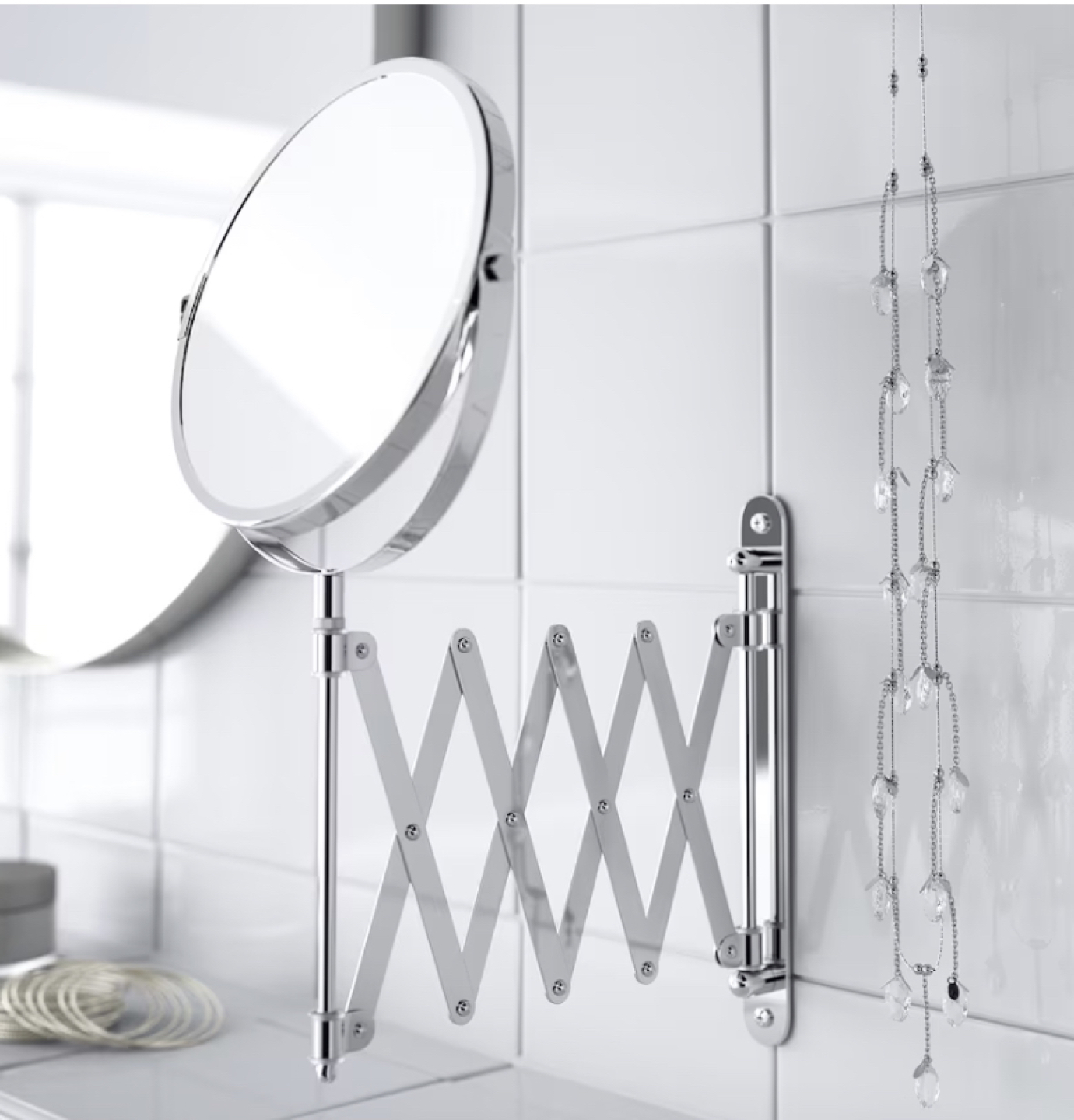 Mirror stainless steel- ikea FRÄCK - bathroom