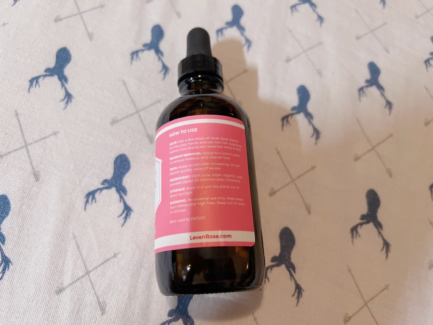 Leven Rose Jojoba Oil 100% Pure & Organic 118ml Used - photo 3