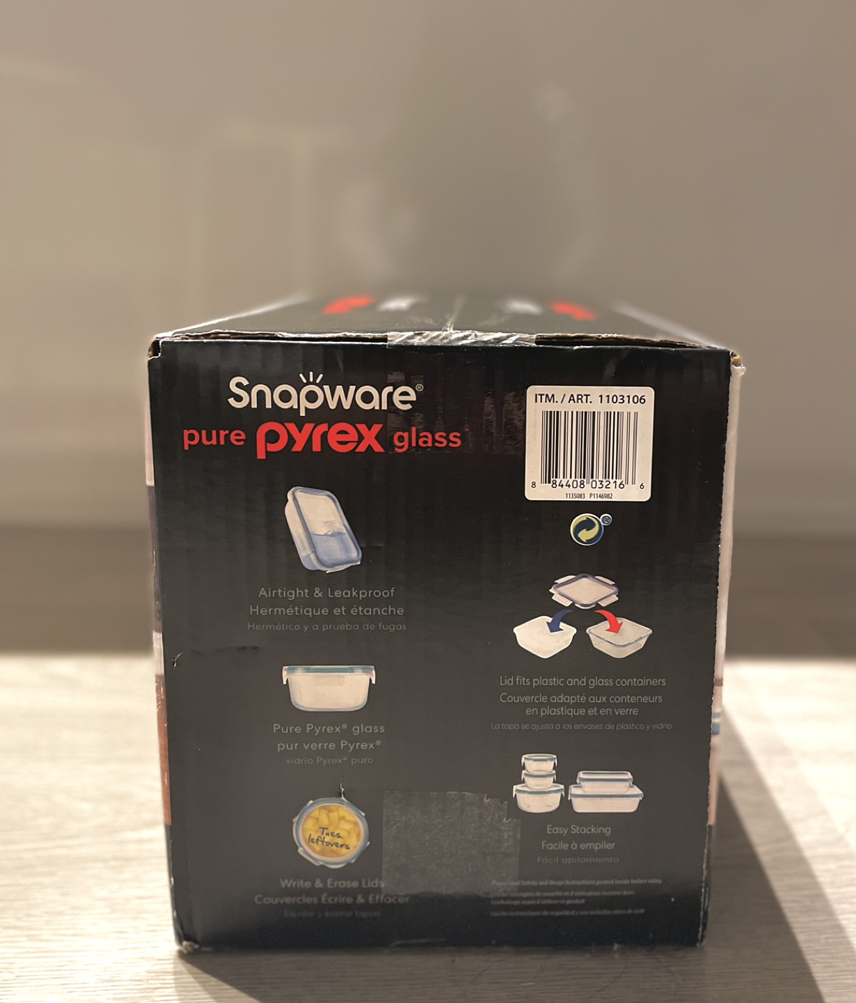 100% NEW Snapware pure Pyrex glass container 18pieces - photo 3