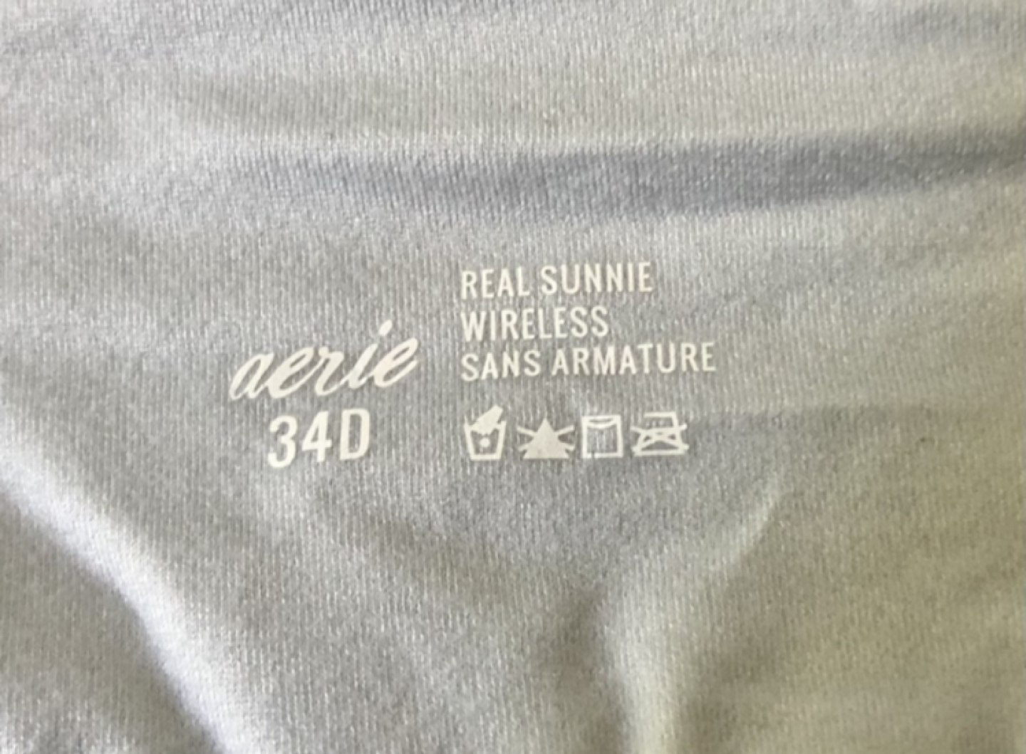 Aerie 34D Real Sunnie Wireless Bra image indicator(3)