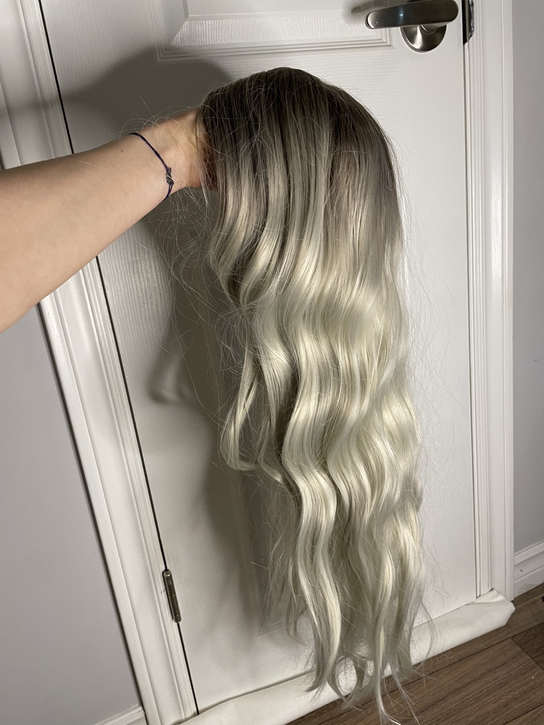 Grey ombré wig