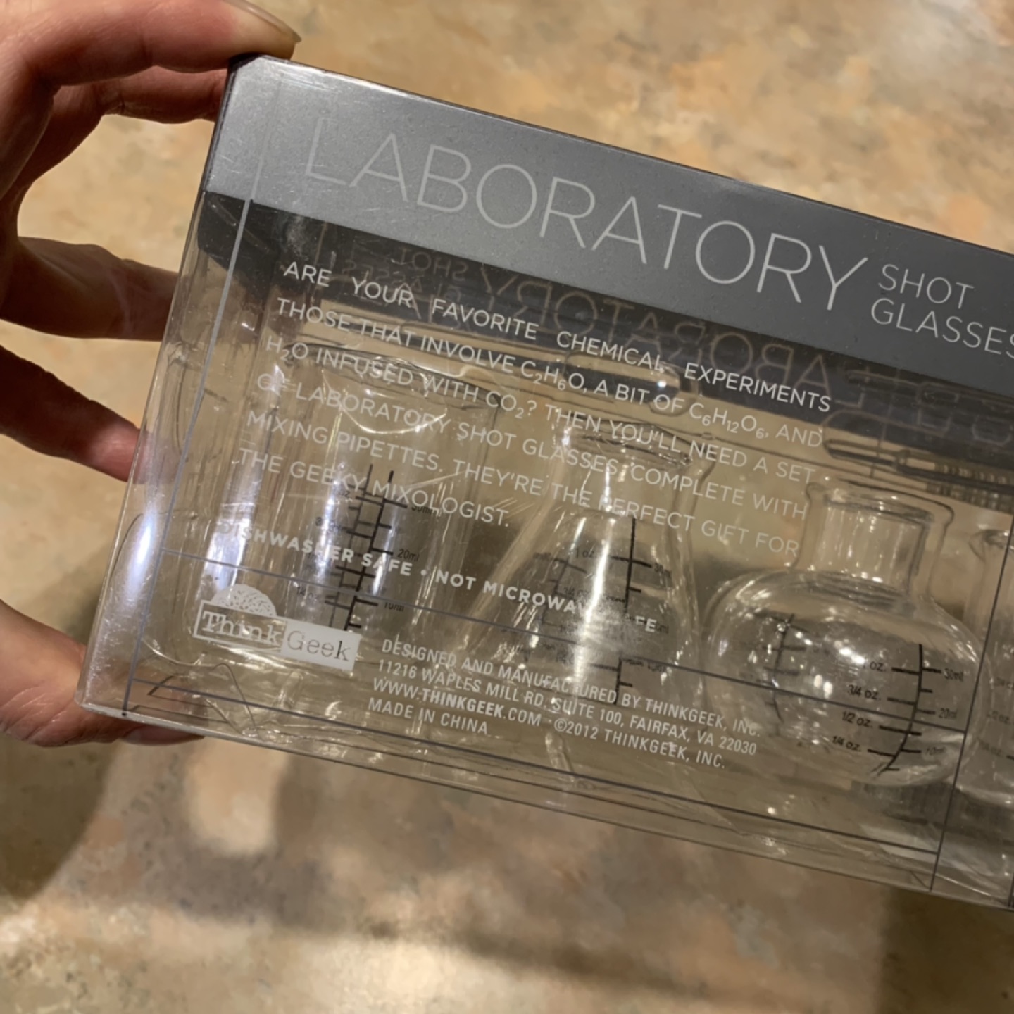 BNIB Thinkgeek laboratory shot glasses 🧪 - photo 4