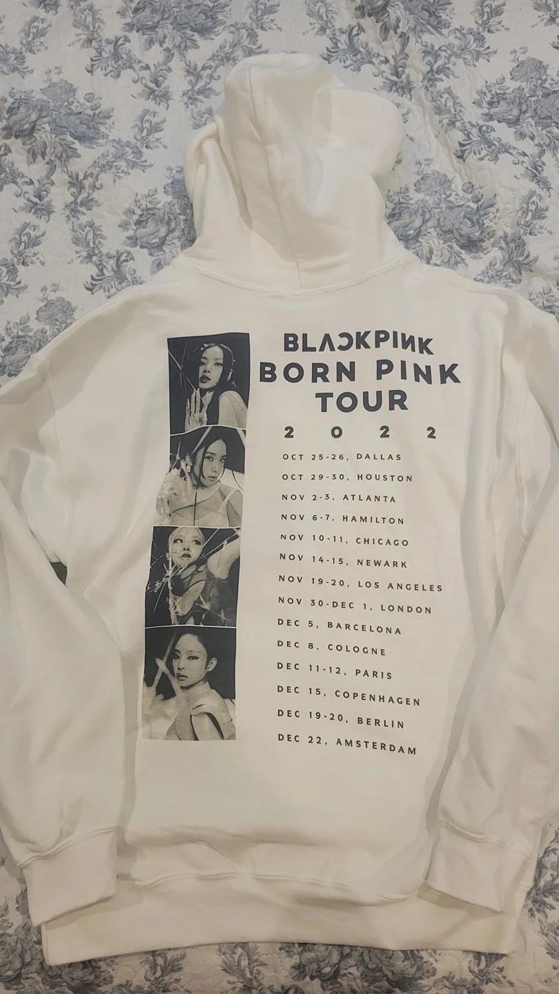 unisex blackpink hoodie world tour born pink