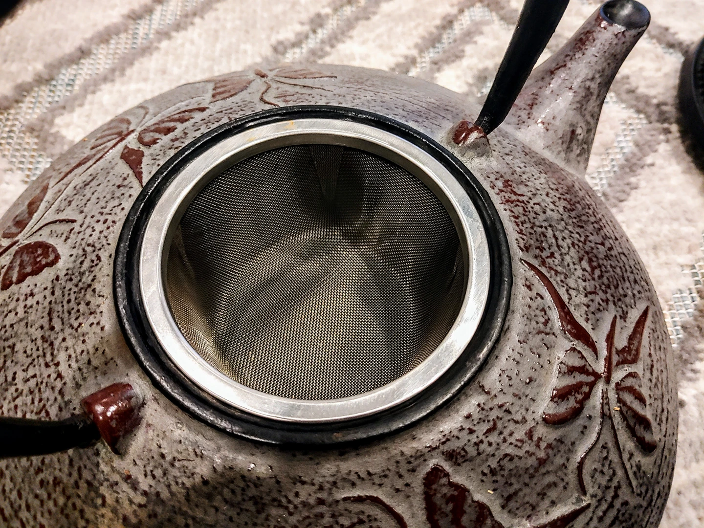 Japanese cast iron teapot kettle set - photo 3