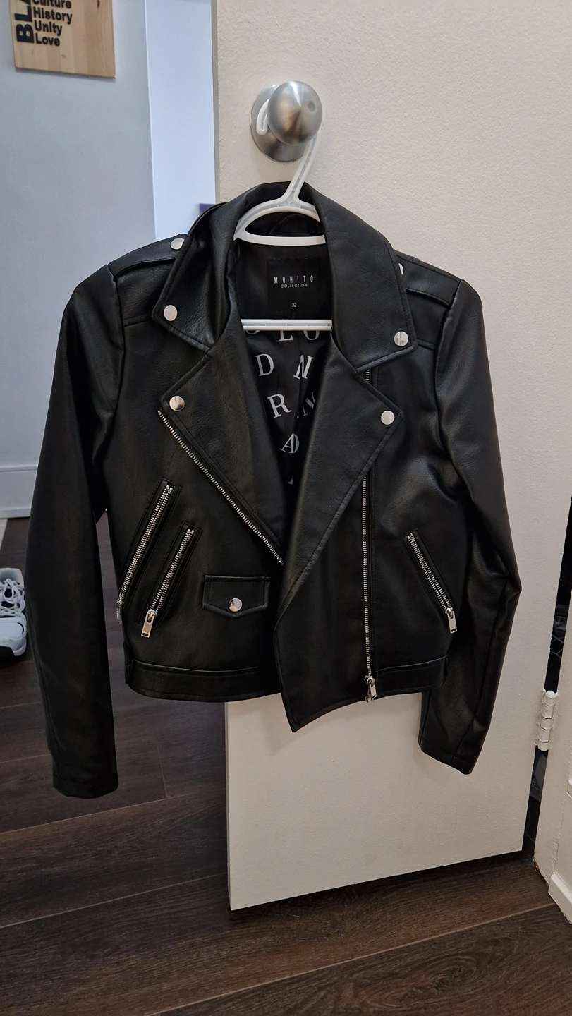 leather faux jacket