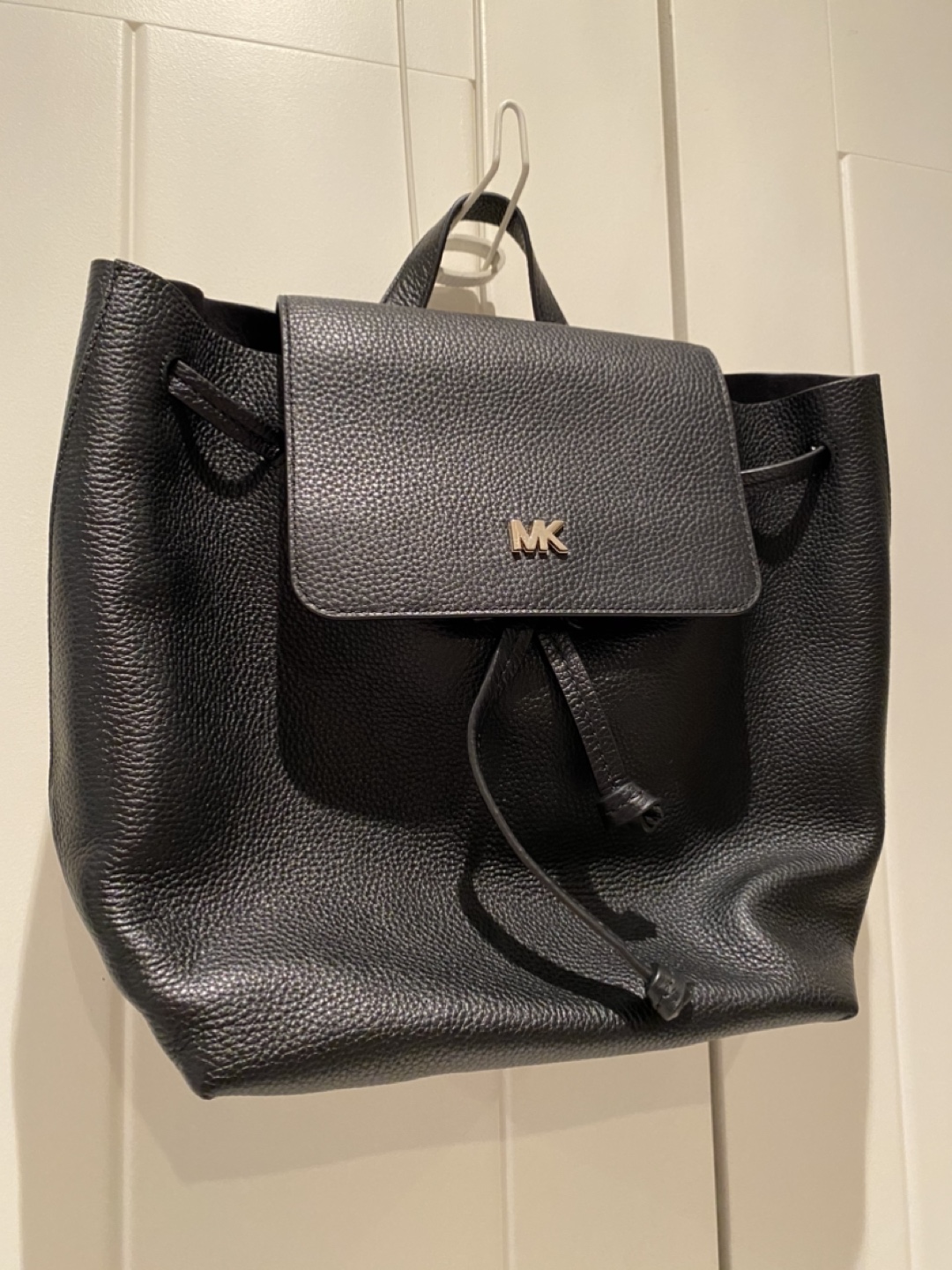 Michael Kors leather back pack thumbnail