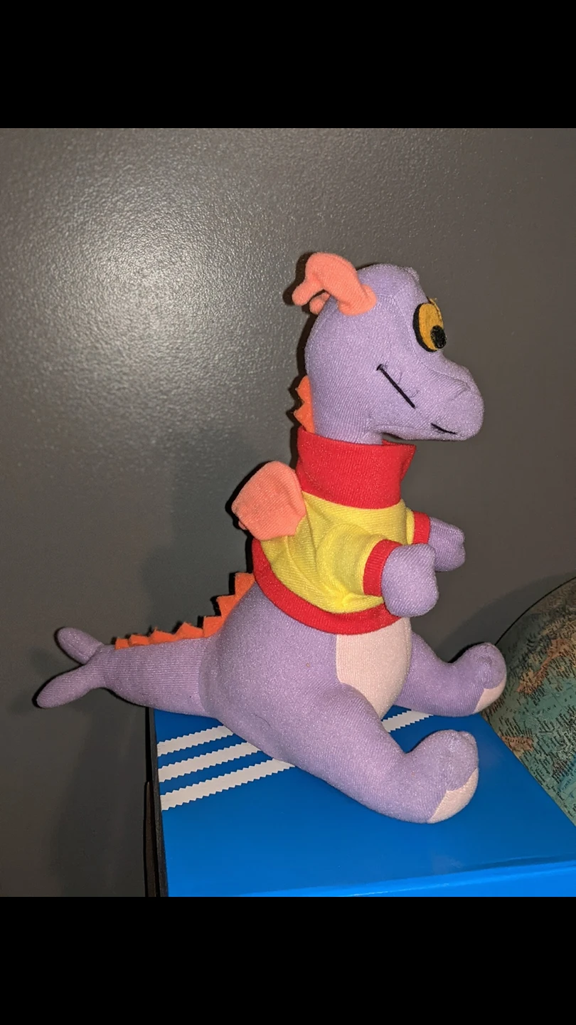 Vintage 9 inch figment dragon Walt Disney 1982 plush soft toy - photo 2