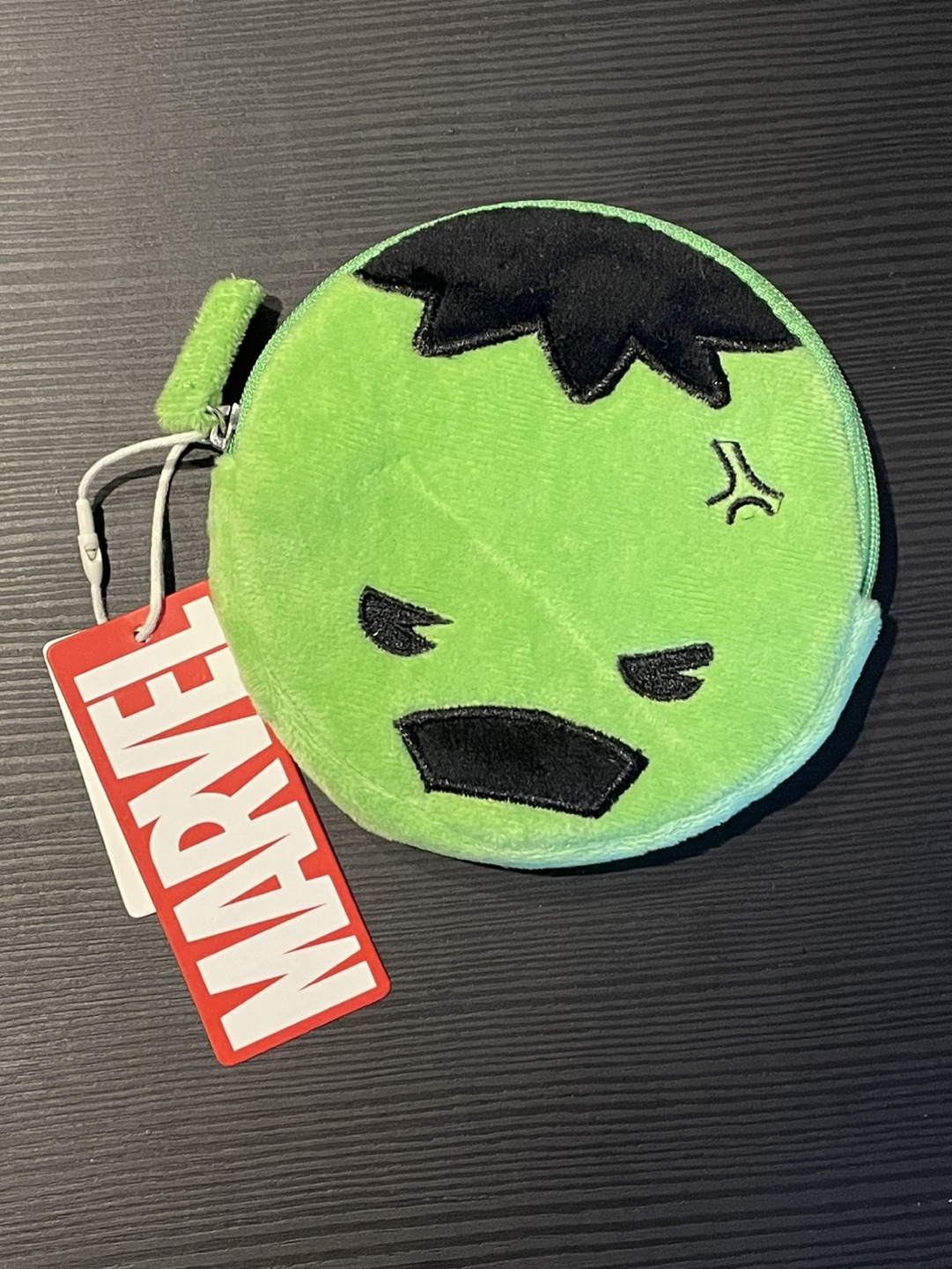 Hulk fuzzy coin purse #freecycle