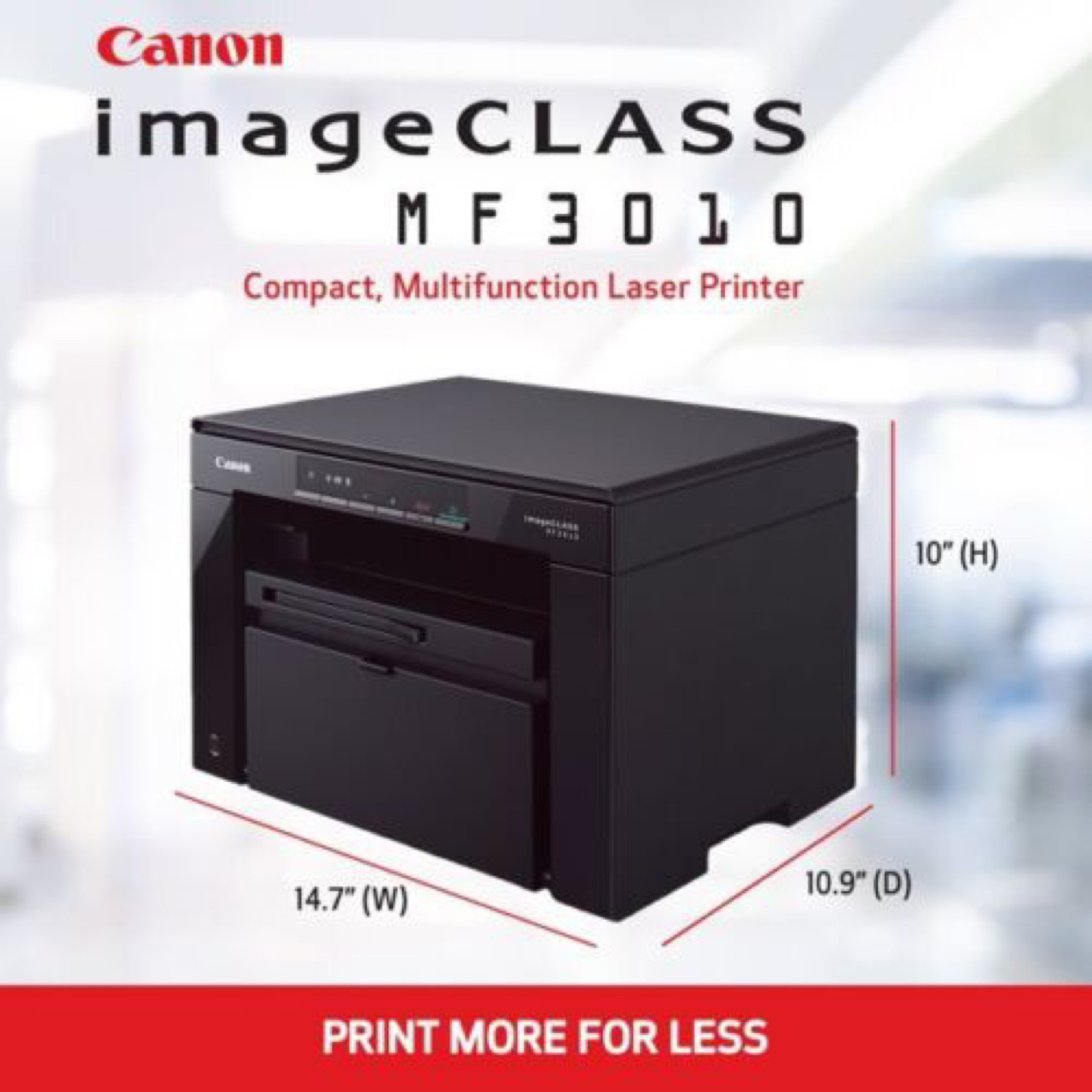 Canon ImageClass MF3010 Monochrome All-in-one Laser Printer - photo 3