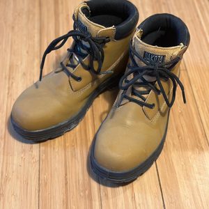 Safty Boots Work Boots Genuine Leather Mint Condition
