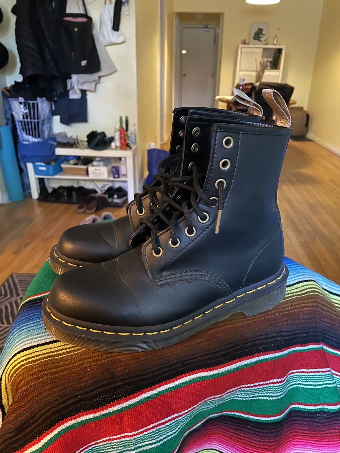 Dr. Martens (Black) VEGAN 1460 FELIX LACE UP BOOTS - photo 2