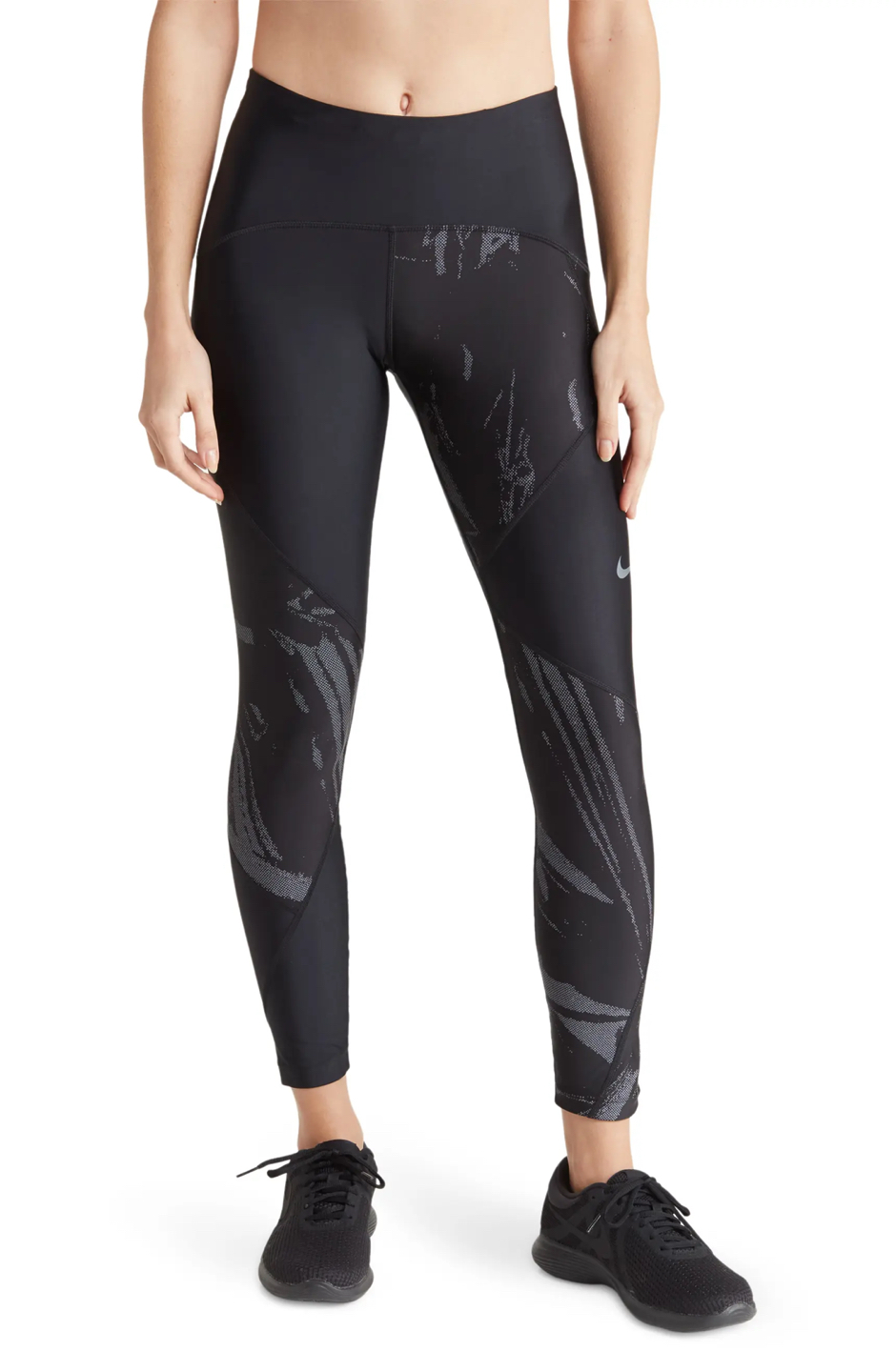 Nike 7/8 abstract print reflective leggings - photo 2