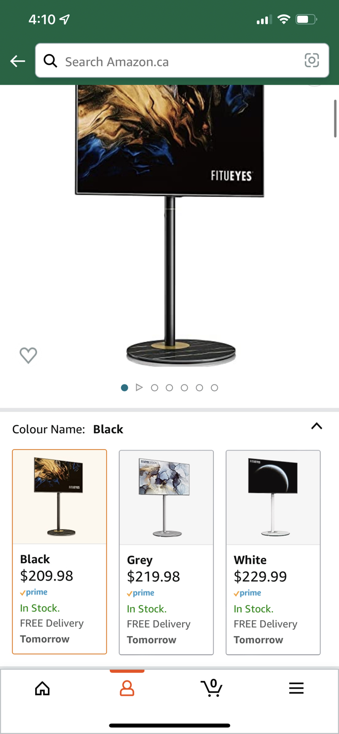 Echelon Reflect Touch 50” Smart Workout Mirror + TV stand image indicator(6)