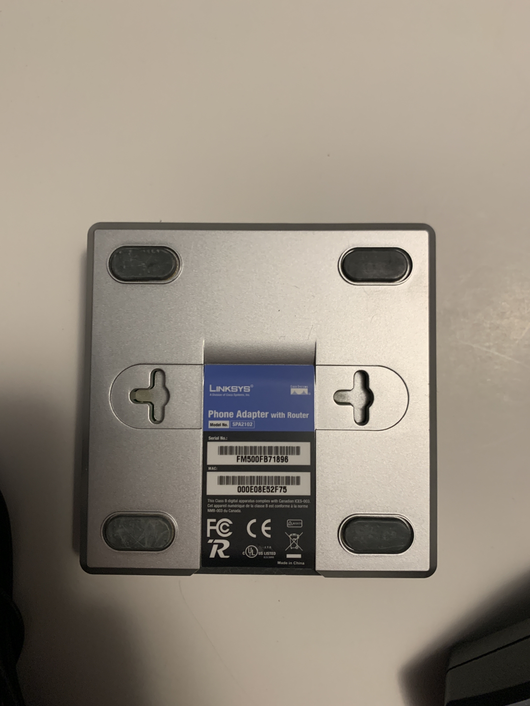 Linksys SPA2102 Analog VoIP Adapter with 2 FXS Ports image indicator(5)