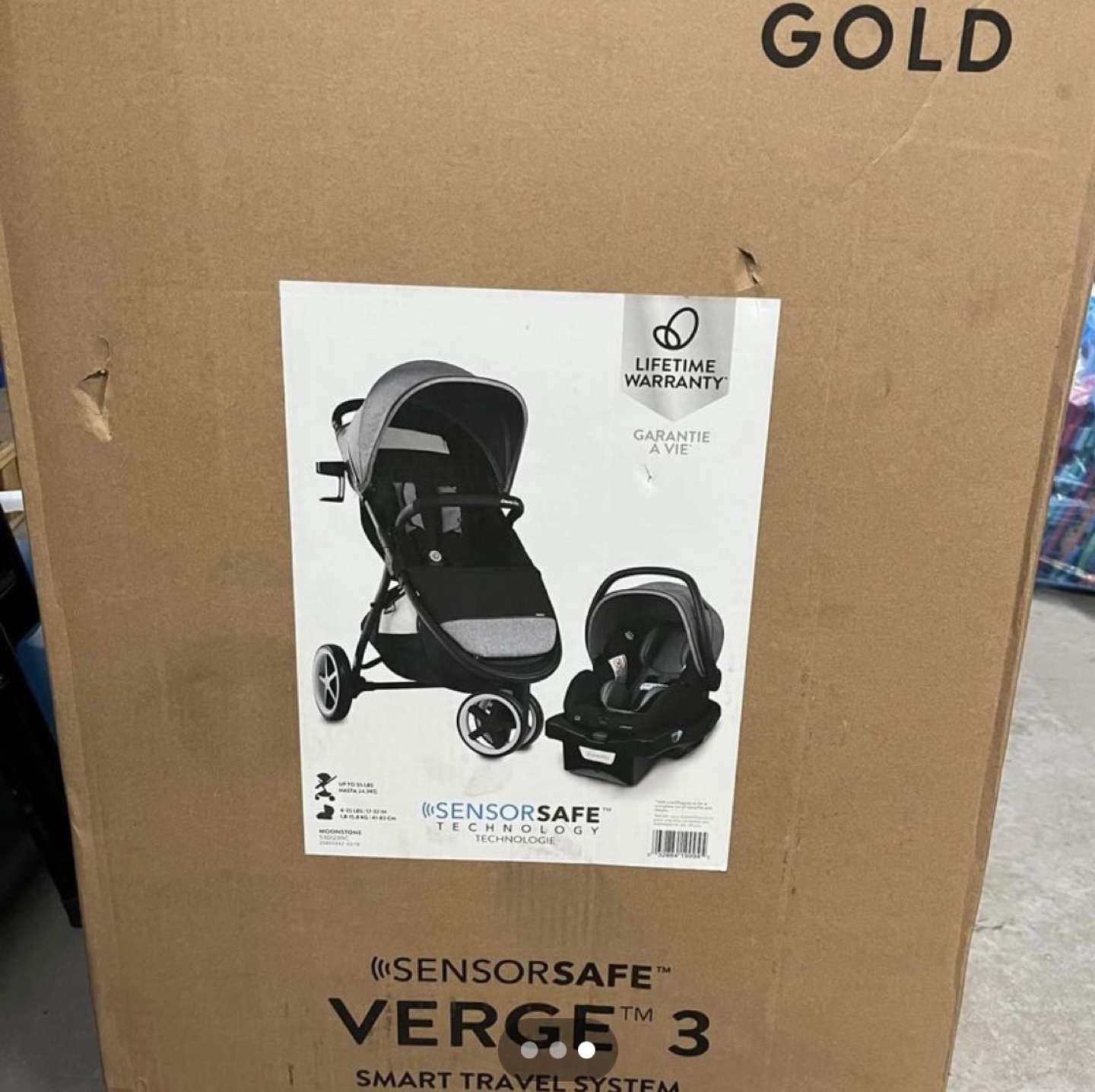 New verge 3 Evenflo stroller and car seat - photo 2