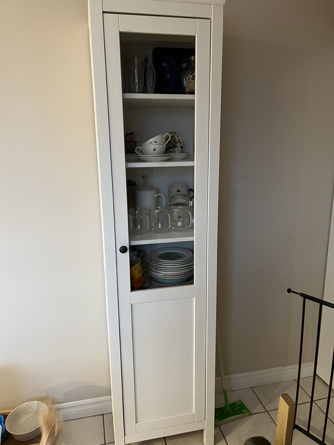 MOVING SALE Ikea Hemnes cabinet with glass thumbnail