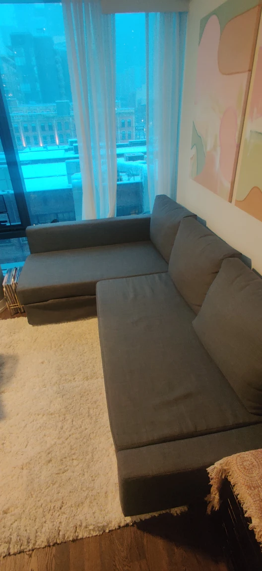 Ikea Friheten Corner Sofa-Bed with Storage image indicator(2)