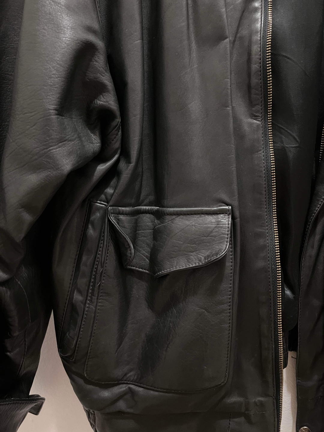 Vintage leather Jacket - photo 3