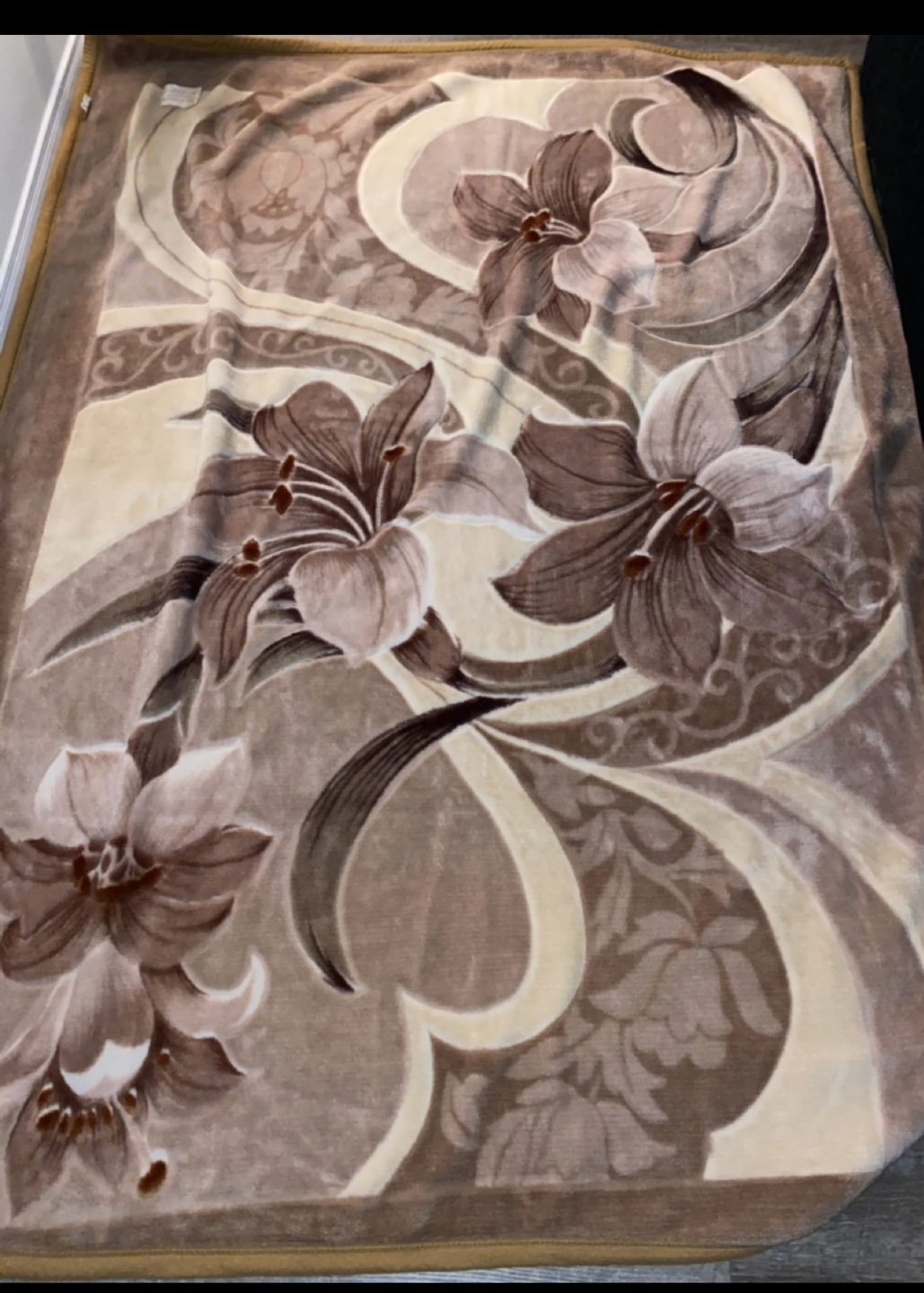 2sides velvet blanket