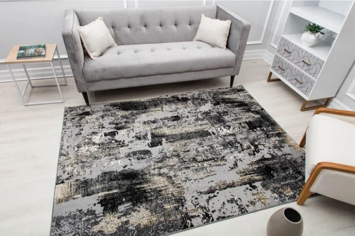 Abstract Area Rug. Bought from Wayfair. image indicator(2)