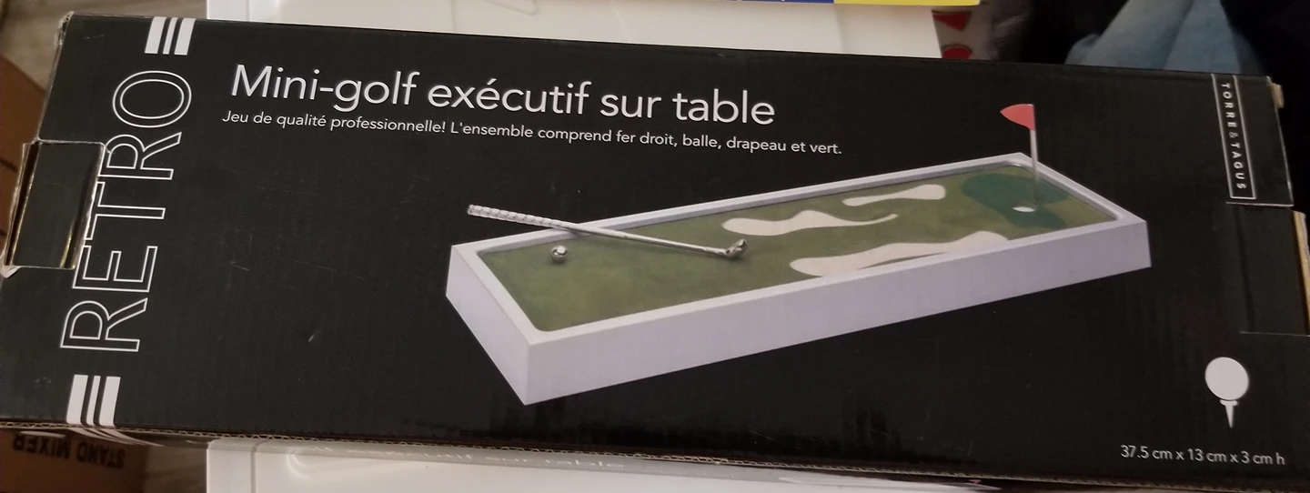new in box tabletop mini golf thumbnail
