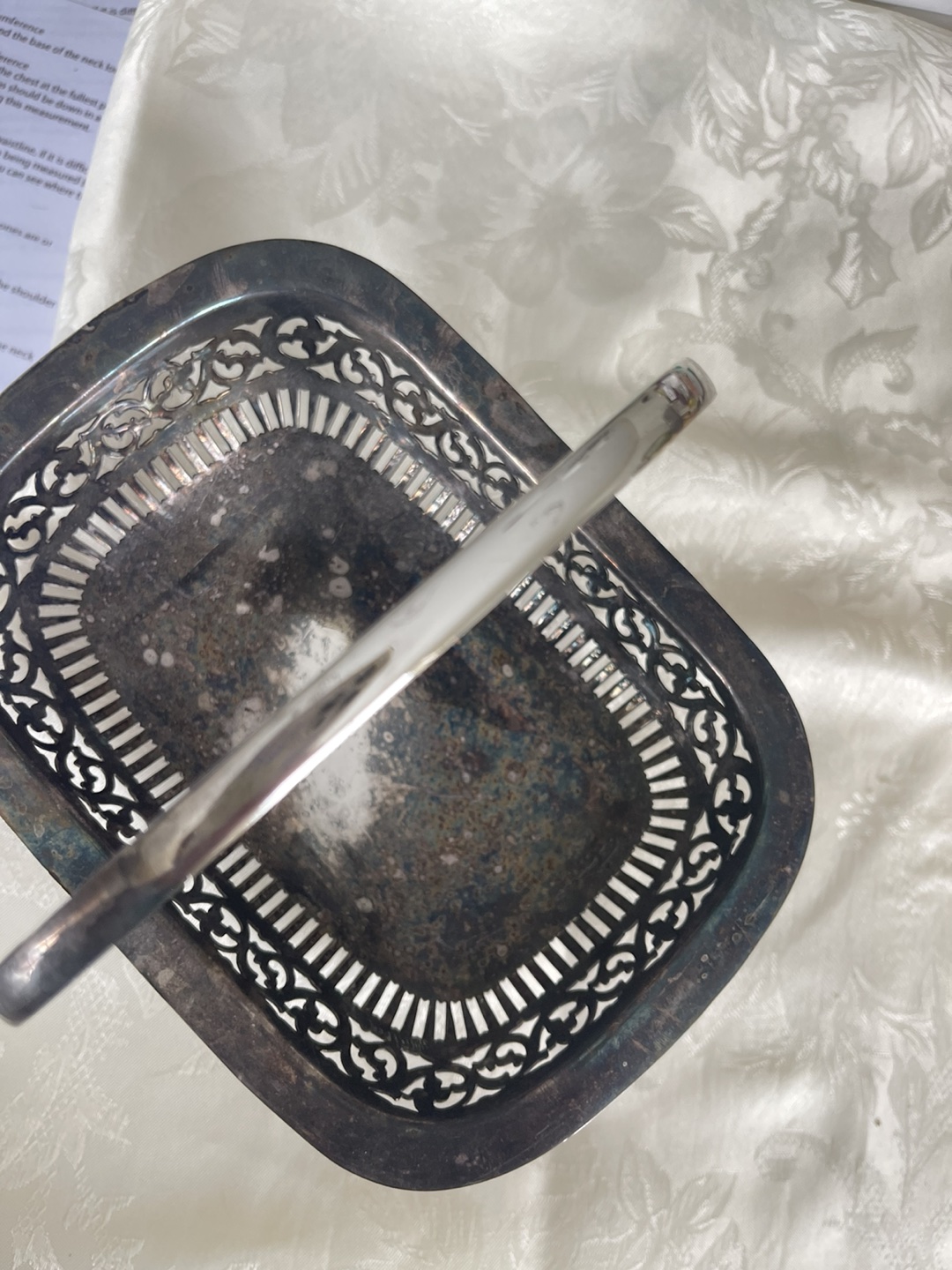 Silver plated candy dish, Basket - photo 2