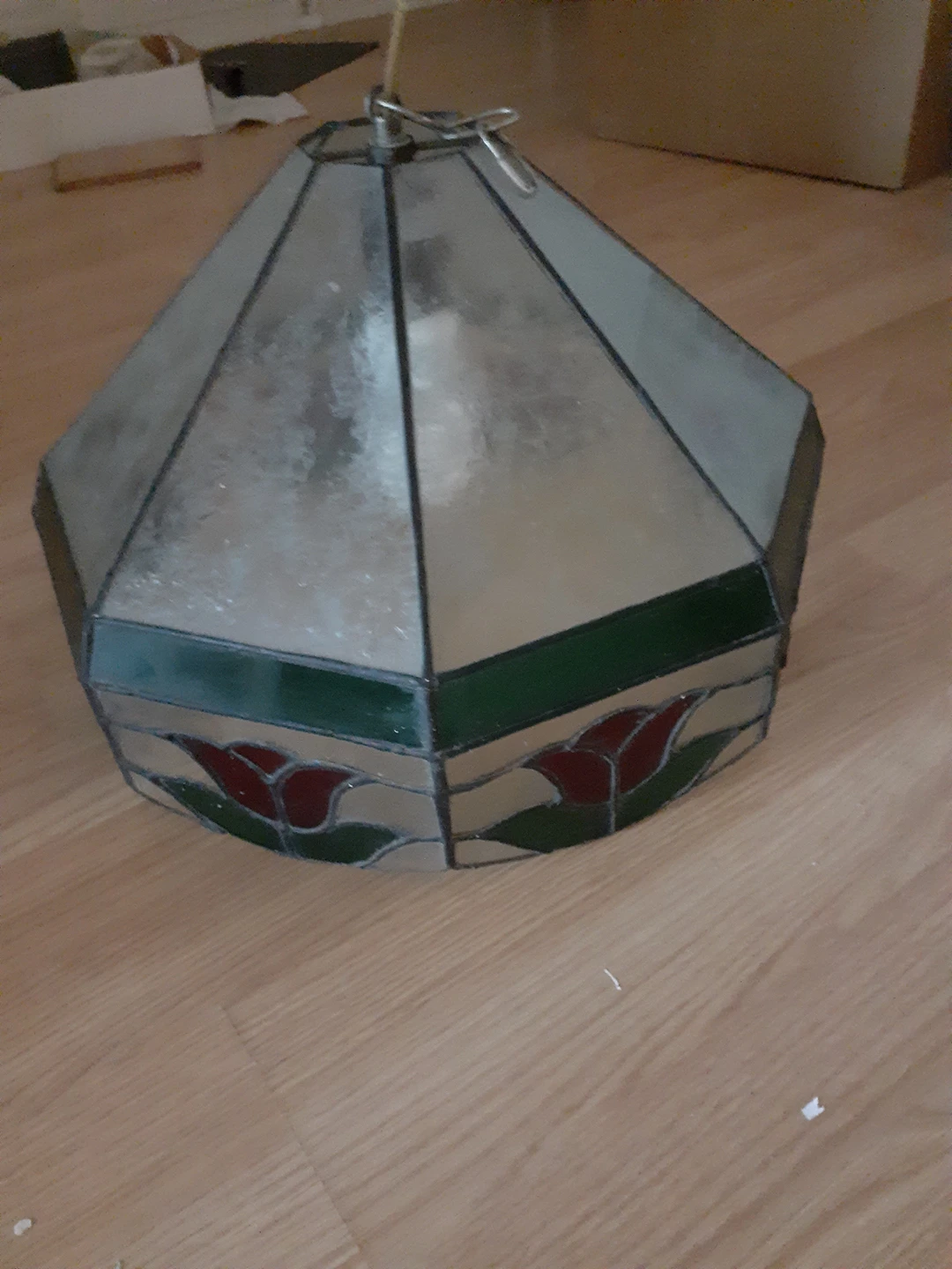 handmade stain glass lamp shade