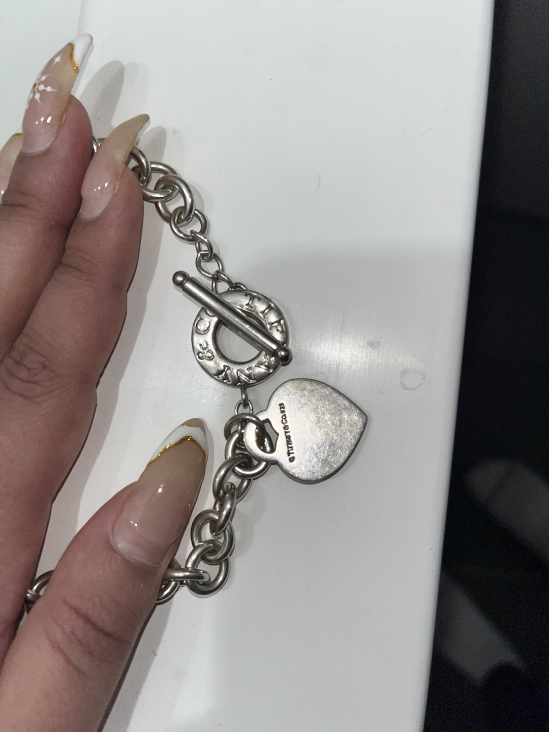 Authentic Tiffany & Co Silver Toggle Necklace - photo 4