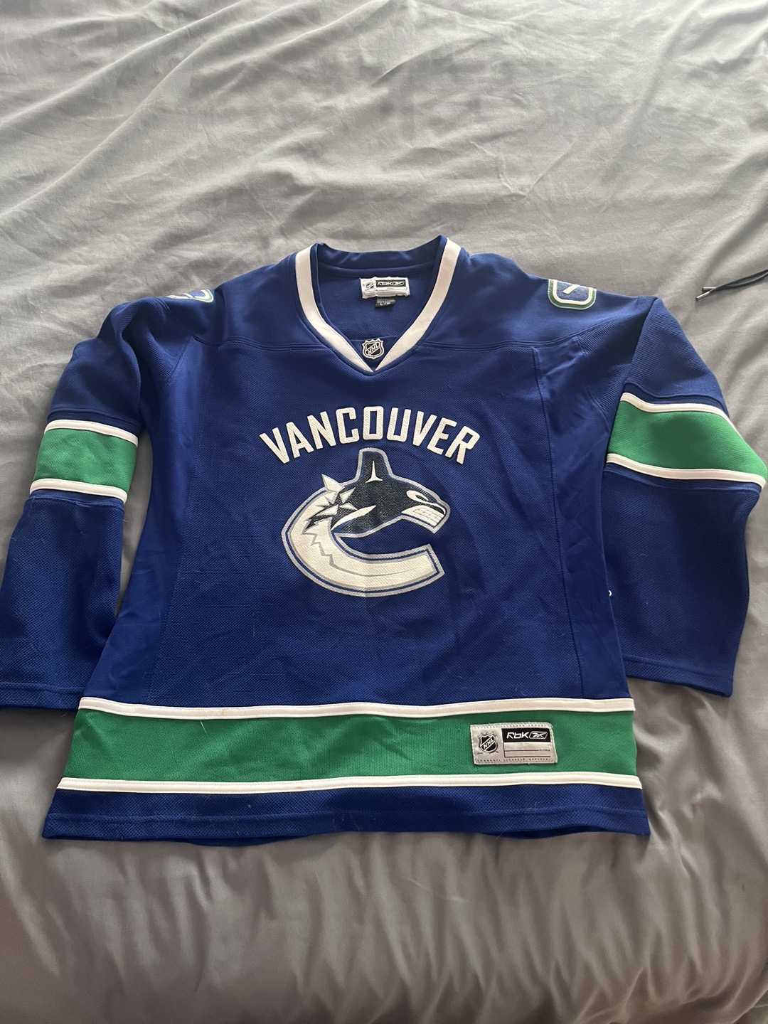 Authentic women’s Canucks jersey thumbnail