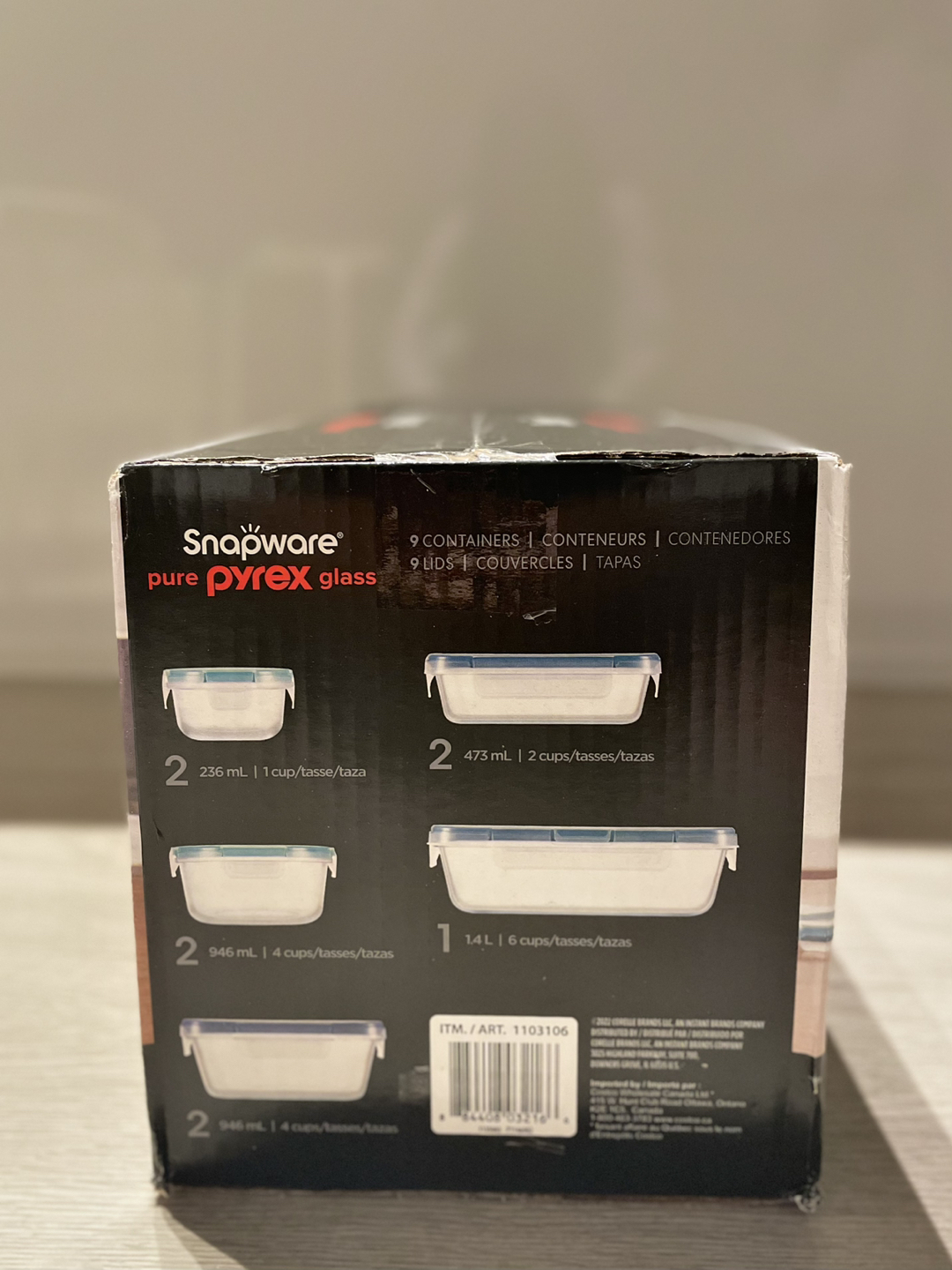 100% NEW Snapware pure Pyrex glass container 18pieces - photo 2