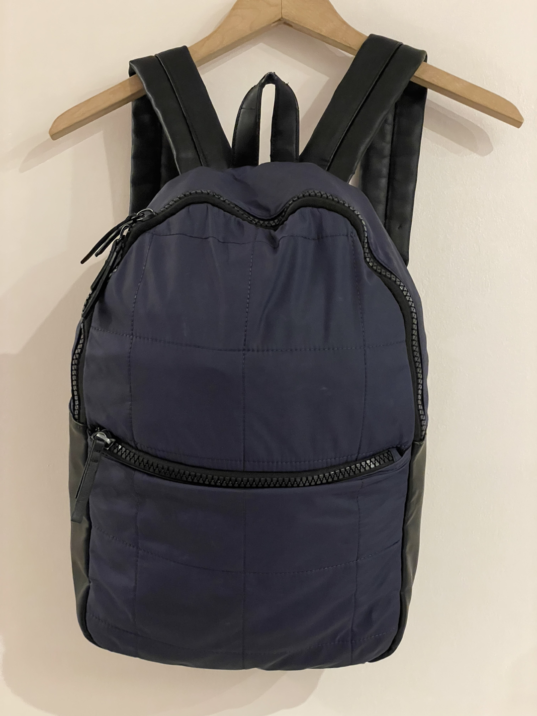 Navy blue backpack thumbnail