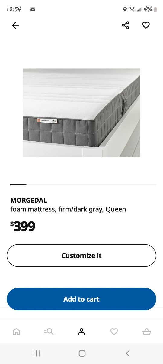 Ikea Morgedal Queen Mattress Excellent Condition! - photo 2