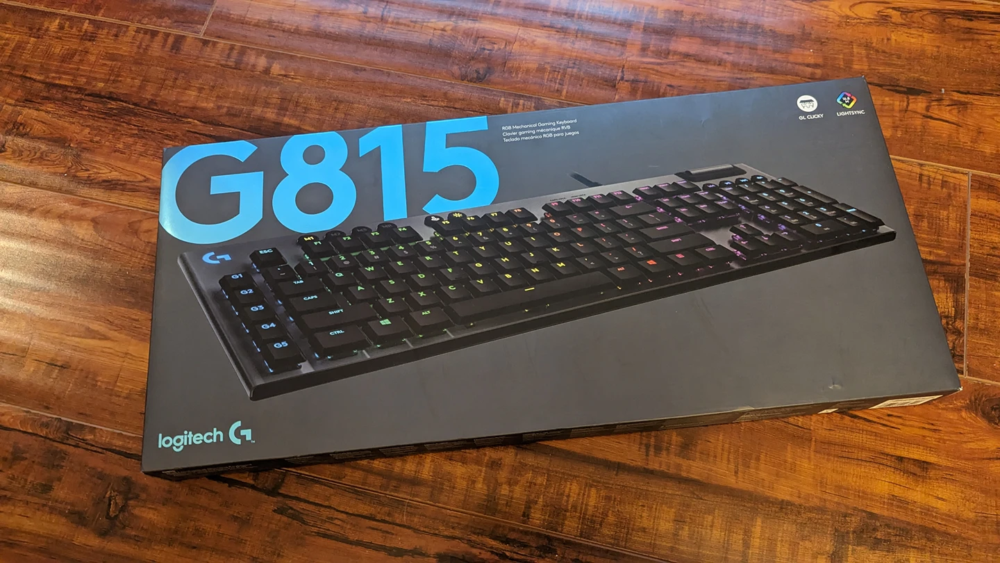 Logitech G815 Mechanical gaming keyboard RG thumbnail