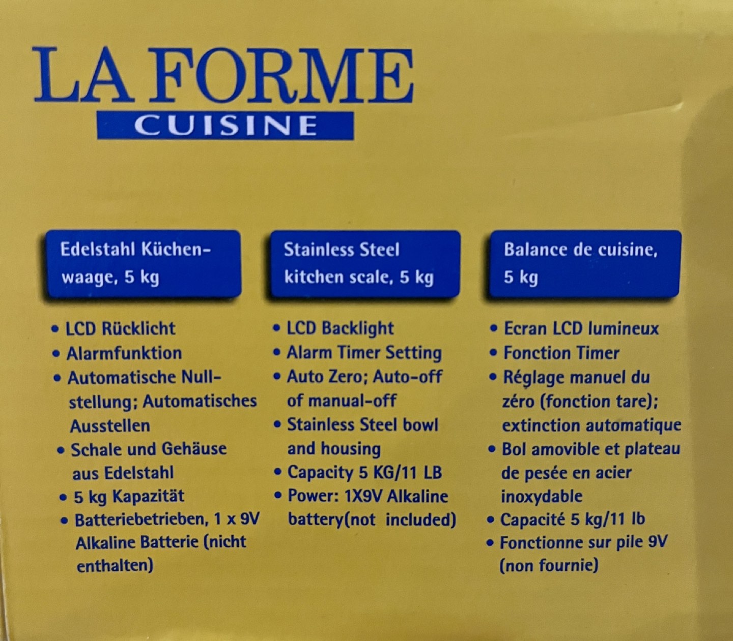 Original Kaiser Stainless Steel Kitchen scale image indicator(2)