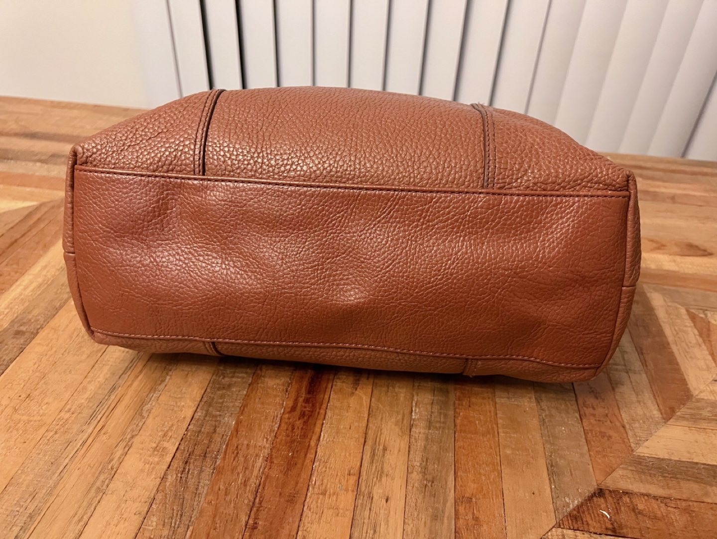 Fossil Leather Tote Bag - photo 3