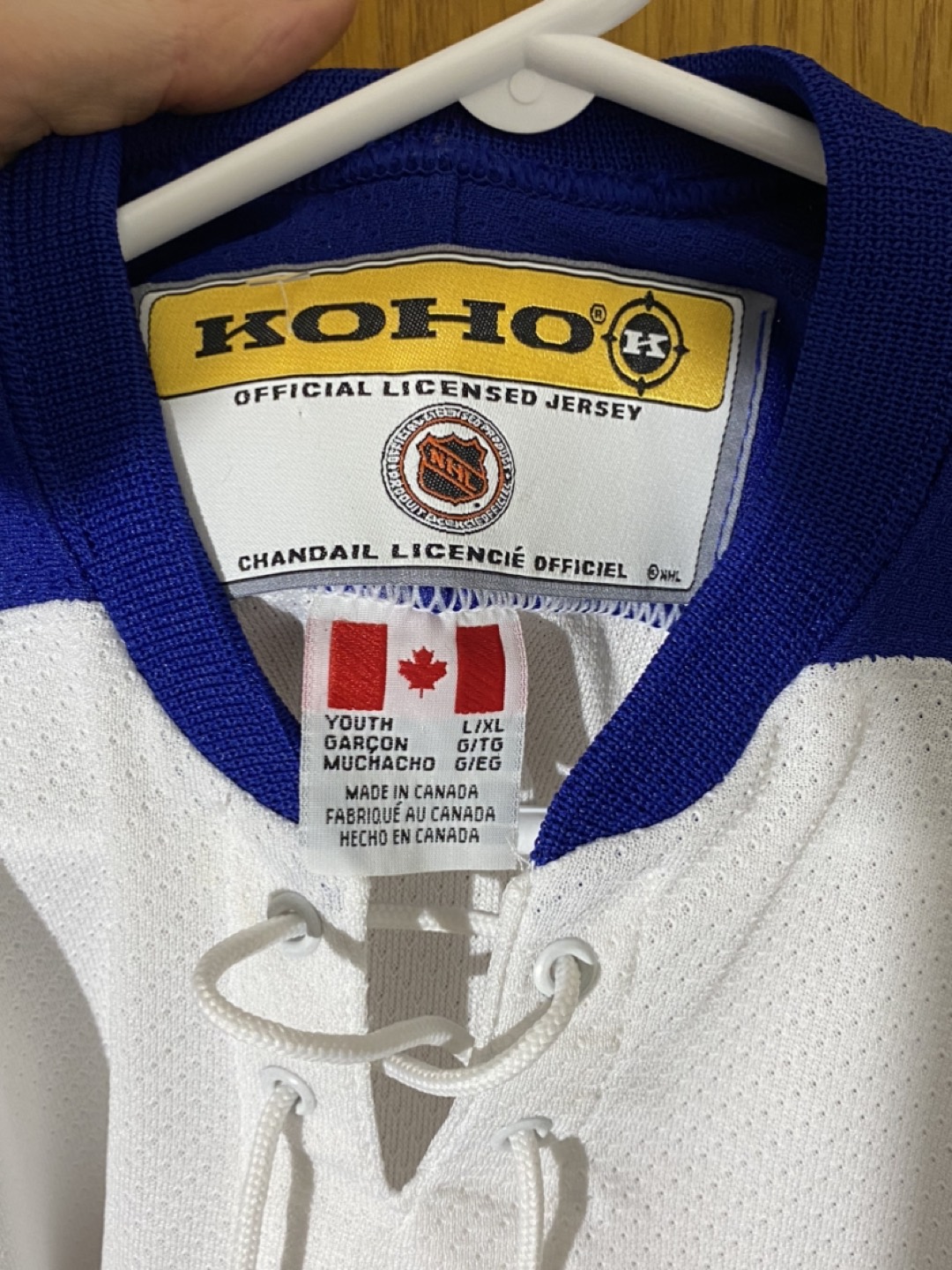 Vintage Toronto Maple Leafs Koho Alternate 3rd Jersey Youth L/XL image indicator(5)