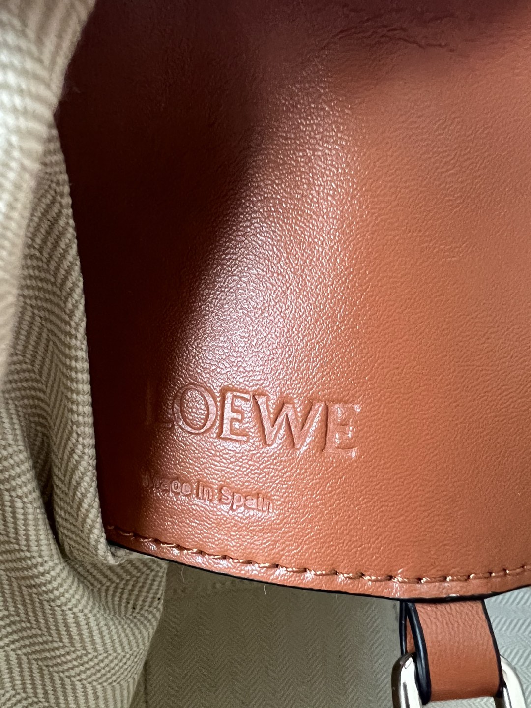 Tan leather purse - photo 4