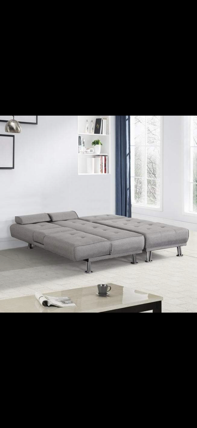 Grey sofa bed (sectional) - photo 3