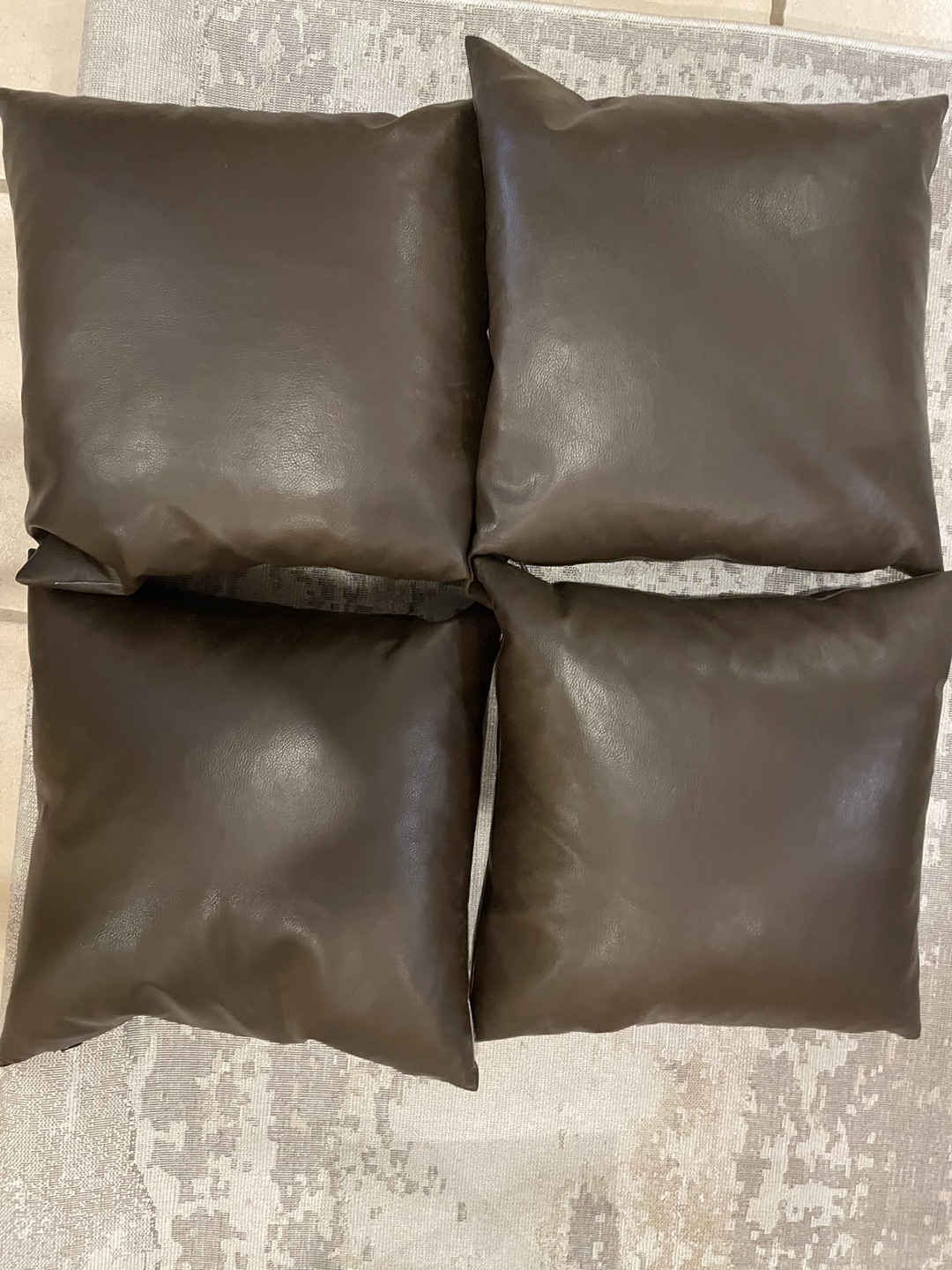 Cushions leather like - photo 2