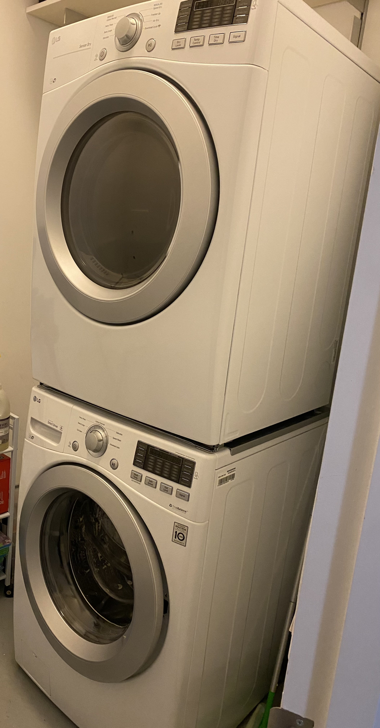 LG washer and dryer