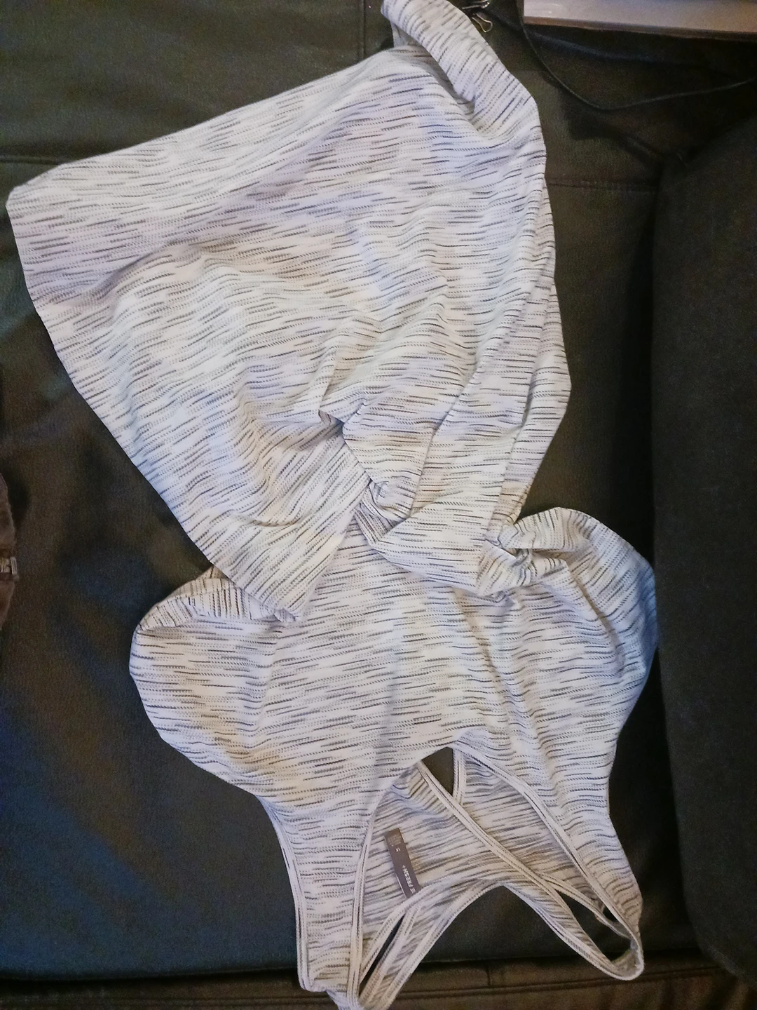 NWT Tank Dress, Xback, 1XL, grey image indicator(4)