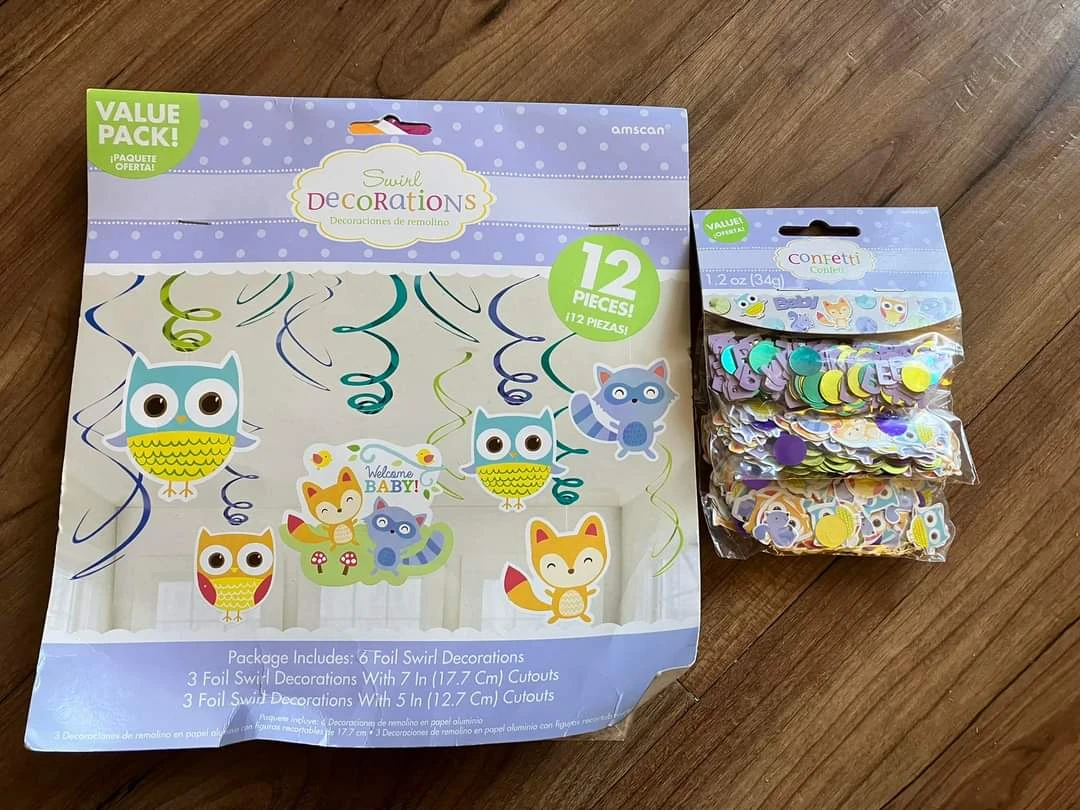 #freecycle Baby Shower Decorations