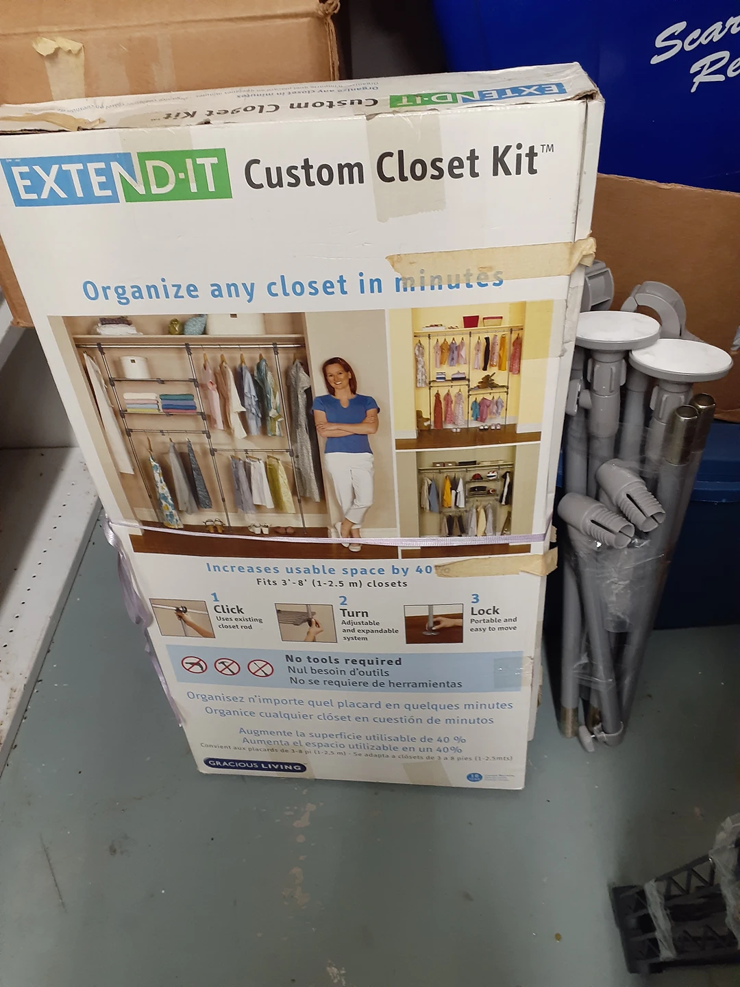 extendit custom closet kit
