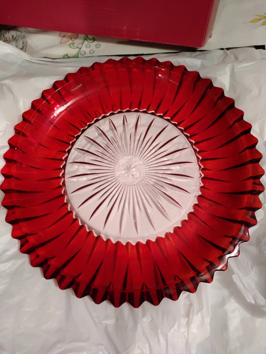 Mikasa diamond brilliance ruby platter