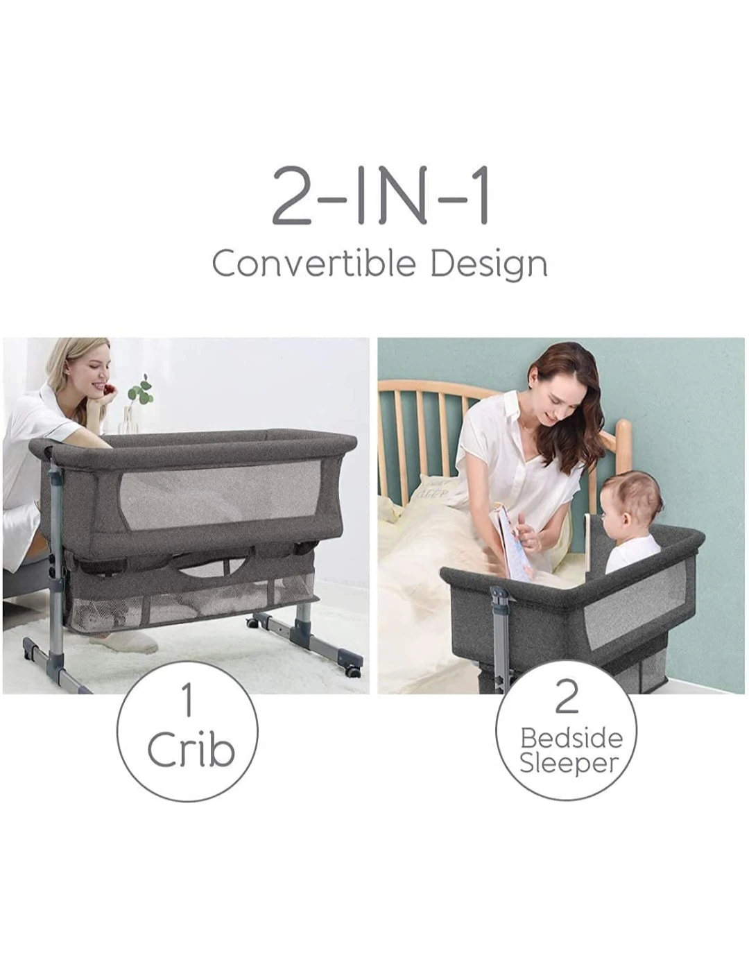 Bedside Sleeper / Baby Bassinet - photo 3